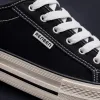 Fashionable and versatile casual sports shoes, men's black canvas shoes, comfortable and durable student board shoes, trendy style Application Scenario